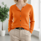 Tessra™ - Damenhemd Mit Knöpfen – Orange