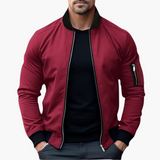 Leichte Bomberjacke für Herren - Atmungsaktiv & Stylisch – Rot