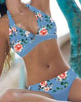 Addie - Stilvolles Bikini-Set mit hoher Taille für Damen – Dunkelblau