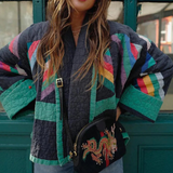 Charmante Damen Blazer im Vintage-Stil – Grün