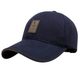 DriftCap – Verstellbare Golf Kappe – Marineblau Mit Schwarzem Rand