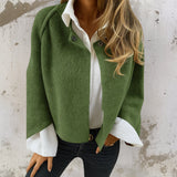 Emilia™ | Elegante, warme kurze Jacke – Grün