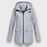 Wenara – Regenjacke mit Kapuze – Grau