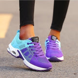 Lana - belüftete Barfußschuhe – Lila - Blau