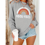 Paulina - Damen Sweatshirt für Sport und Freizeit – Hell Grau