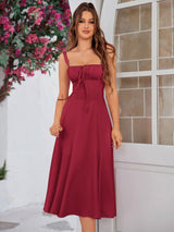 Lena | Elegantes Sommerkleid – Rot