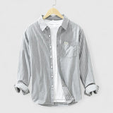 Chloe | Gestreiftes Top mit Stil – Grau