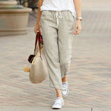Yashara - Alltags Hose Mit Geradem Bein – Khaki