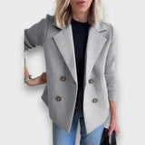 Arlisse – Blazer mit Doppelreiher – Grau