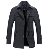Eleganter Mantel für Männer - DARIO – Grau