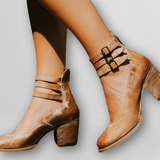 Sylvia | Vintage Sandalen – Braun