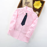 Damen Hemd mit Krawatte Drune – Rosa