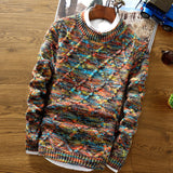Pullover Herren Rundhals Bunt | Strick & Gemustert – Bunt