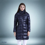 Exklusiv – daunenparka – Marineblau