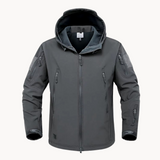 Zeno - ultraleichte, wasserdichte schutzjacke für herren – Grau
