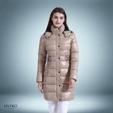 Exklusiv – daunenparka – Beige