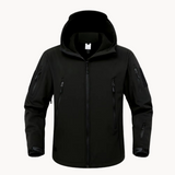 Zeno - ultraleichte, wasserdichte schutzjacke für herren – Schwarz