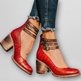 Sylvia | Vintage Sandalen – Rot (Limitierte Edition)