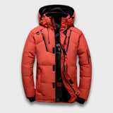 Florian | Wasser- und winddichte Daunenjacke – Orange