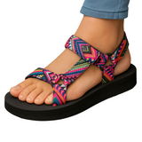 Selenaa – Bunte Komfort-Sandale – Mehrfarbig 1