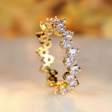 Crushed Diamond Funkelring – Lila