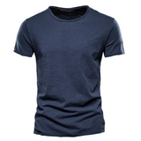 Jonatan - Klassisches T-Hemd – Marineblau