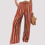 Helen - Lässige Hose mit weitem Bein für Damen – Rot