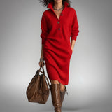 Elyon | Elegantes Kleid – Rot