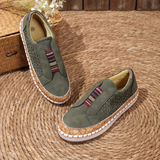 Damen Freizeit Slip-On Schuhe | Atmungsaktiver Komfort – Grün
