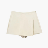 Vibrante Skort für Frauen - Bequem und Elegant für den Sommer – Creme