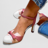 Vera | Premium-Absatzsandalen – Weiß