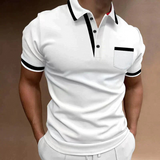 Herren Klassisches Elegantes Polo Shirt | Vielseitig – Weiß
