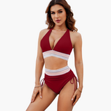Zweiteiliges Bikini-Set - Damen Bademode für den Sommer – Rot