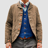 Rick - Lässige Mehrtaschenjacke – Khaki