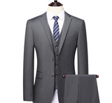 Herren Formelle Hochzeitsgast Anzug | Dreiteiliges – Grau