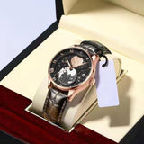 Business-Style Quartz Watch – Gold Schwarz