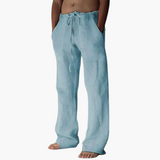 Leichte Relaxed Fit Hose für Herren - bequem & luftdurchlässig – Blau