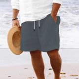 Edward - Lässige, leichte Shorts für Herren – Grau
