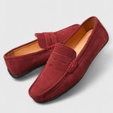 Lisbona | Stockholm Loafer – Weinrot