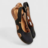 HOANA | Orthopädische Komfortsandalen – Schwarz