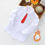Damen Elegantes Langarmhemd mit weicher Innenseite Drune – Rot