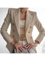 Olga – eleganter blazer – Beige