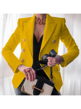 Olga – eleganter blazer – Gelb