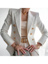Olga – eleganter blazer – Weiß