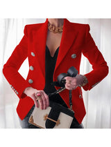 Olga – eleganter blazer – Rot