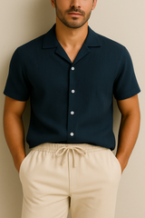 Troy – Sommerrock und Anzug aus Leinen für Herren – Sommerliche Eleganz – Marineblau