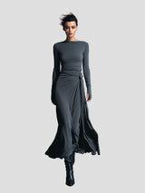 Merly™ - Elegantes Kleid mit Formender Wirkung – Grau