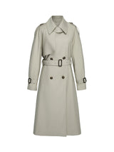 Colette Klassischer Trenchcoat mit Gürtel – Grau