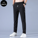 Schnelltrocknende Herren Stretchhose | 1+1 GRATIS – Schwarz