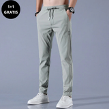 Schnelltrocknende Herren Stretchhose | 1+1 GRATIS – Grün